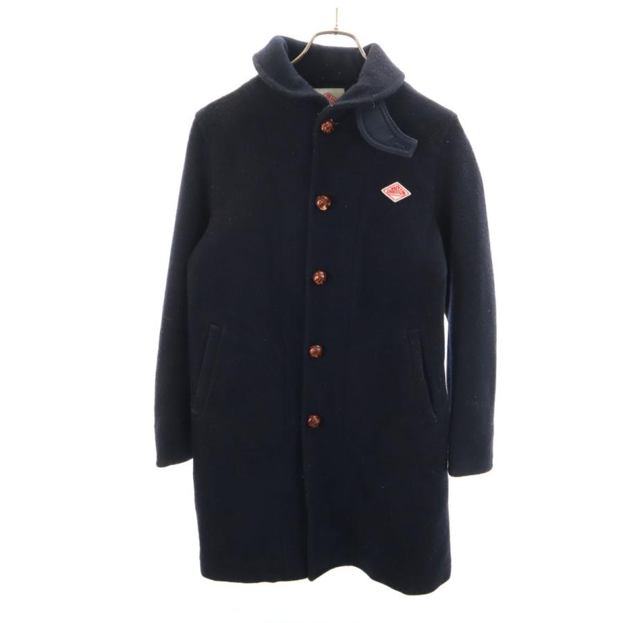 Danton（ダントン） 日本製 ウールモッサ ロングコート 36 ネイビー 