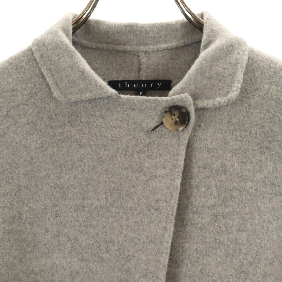 theory（セオリー） ウール コート P グレー レディース 古着 中古