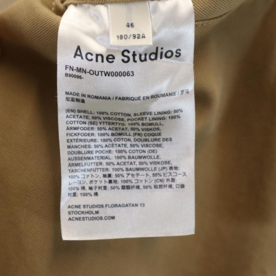 Acne Studios チェックコート サイズ46 アクネ 希少カラー Acne Studios（アクネ ストゥディオズ） ステンカラーコート 46