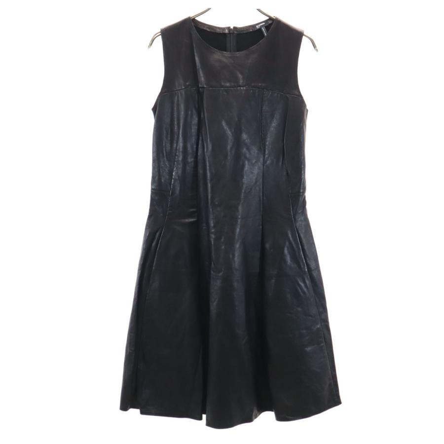 JIL SANDER NAVY（ジルサンダーネイビー） ノースリーブ 羊革レザー
