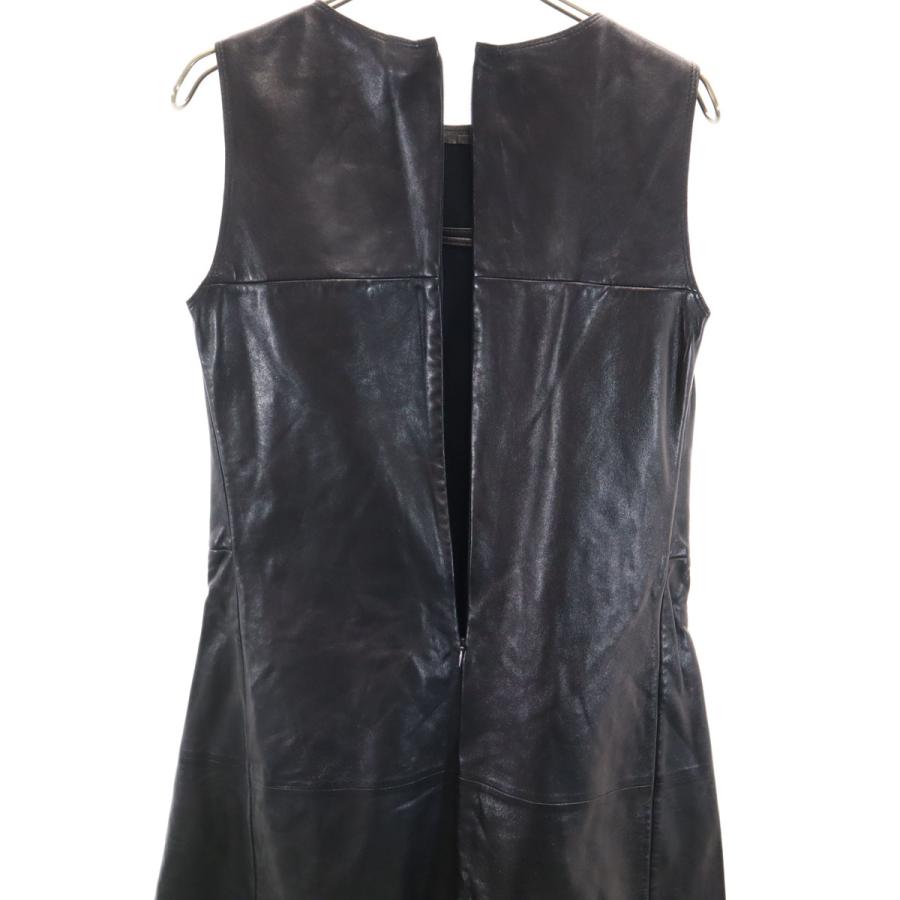 JIL SANDER NAVY（ジルサンダーネイビー） ノースリーブ 羊革レザー