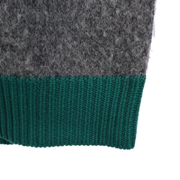 ACNE STUDIOS アクネストゥディオズ ウールブレンド 長袖 Vネック ニット XS グレー系 セーター メンズ 古着 中古_3