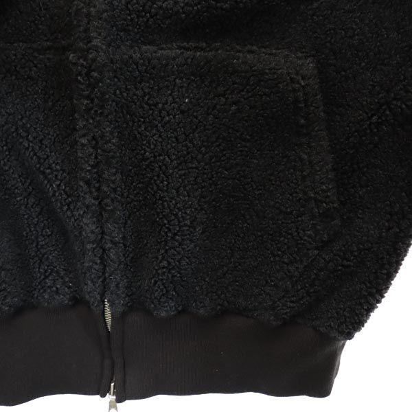 A BATHING APE アベイシングエイプ ボア パンダ ジップパーカー S グレー系 メンズ 古着 中古の画像