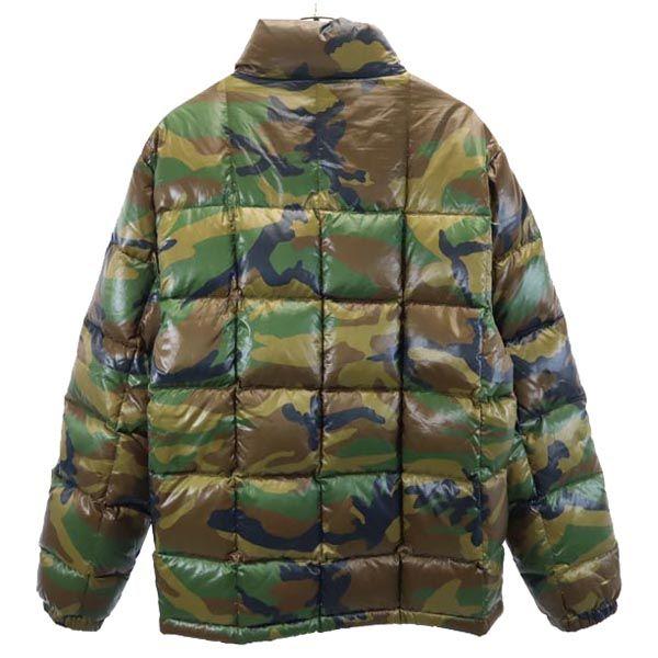 STUSSY（ステューシー） 迷彩柄 ダウンジャケット M カーキ系 メンズ