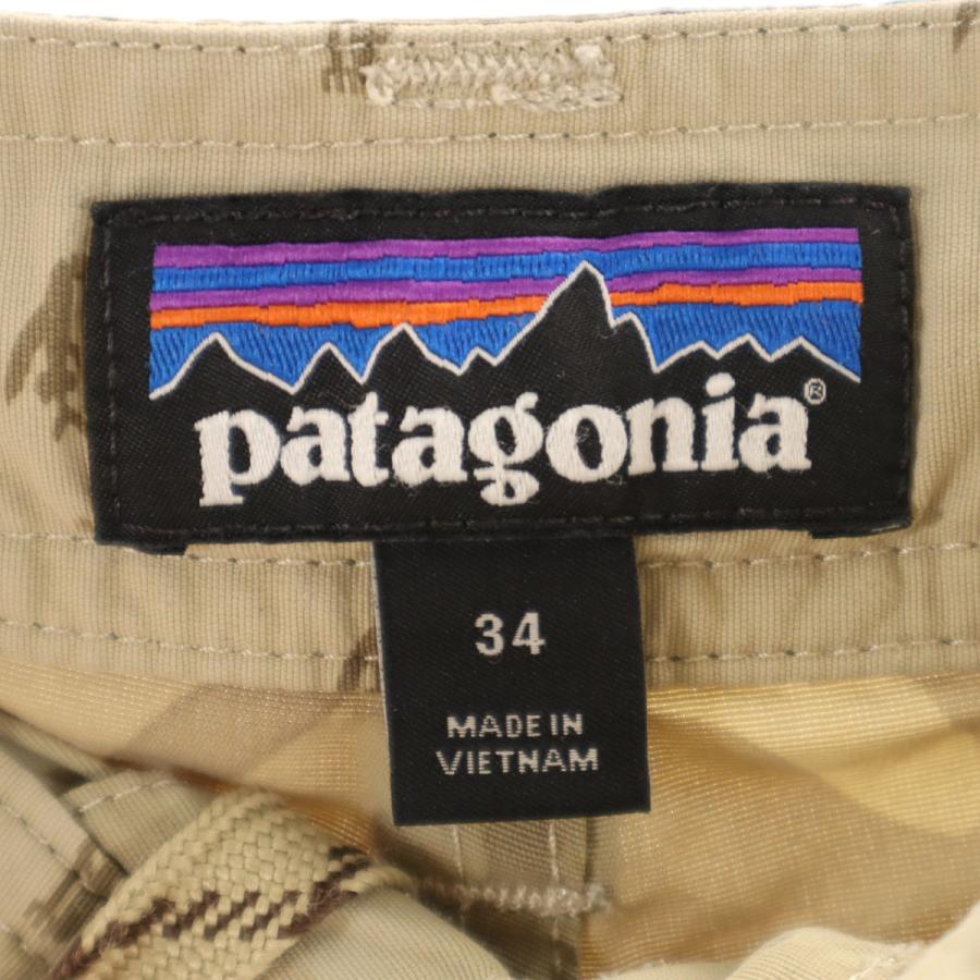 patagonia（パタゴニア） カモフラ柄 ショートパンツ W34 ベージュ
