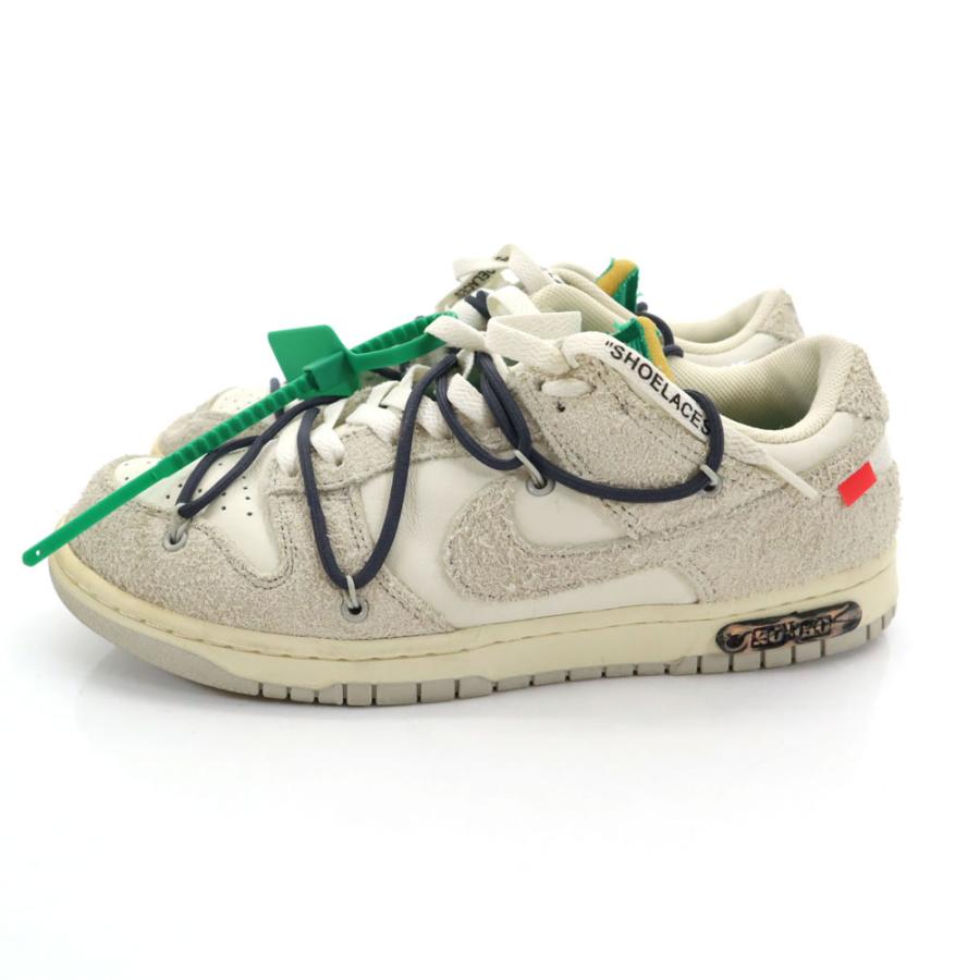 ナイキ オフホワイト コラボ ダンク ロー スニーカー 27.5 ホワイト 他 NIKE x OFF-WHITE DJ0950-115 DUNK LOW 箱付き メンズ NIKE（ナイキ） オフホワイト コラボ ダンク ロー スニーカー 27.5