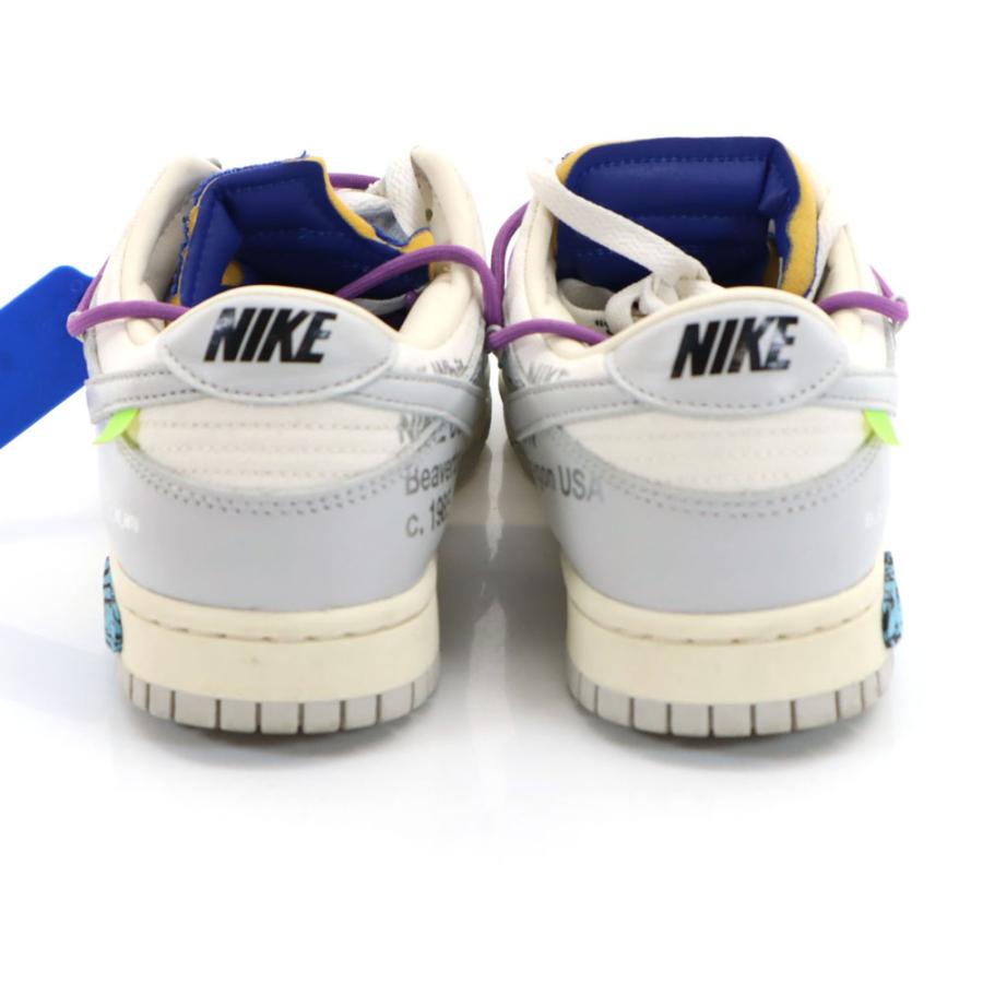 ナイキ オフホワイト コラボ ダンク ロー セイル スニーカー 26.5 ホワイト 他 NIKE x Off-White  DM1602-107 1 OF 50 48 メンズ NIKE（ナイキ） オフホワイト コラボ ダンク ロー セイル スニーカー