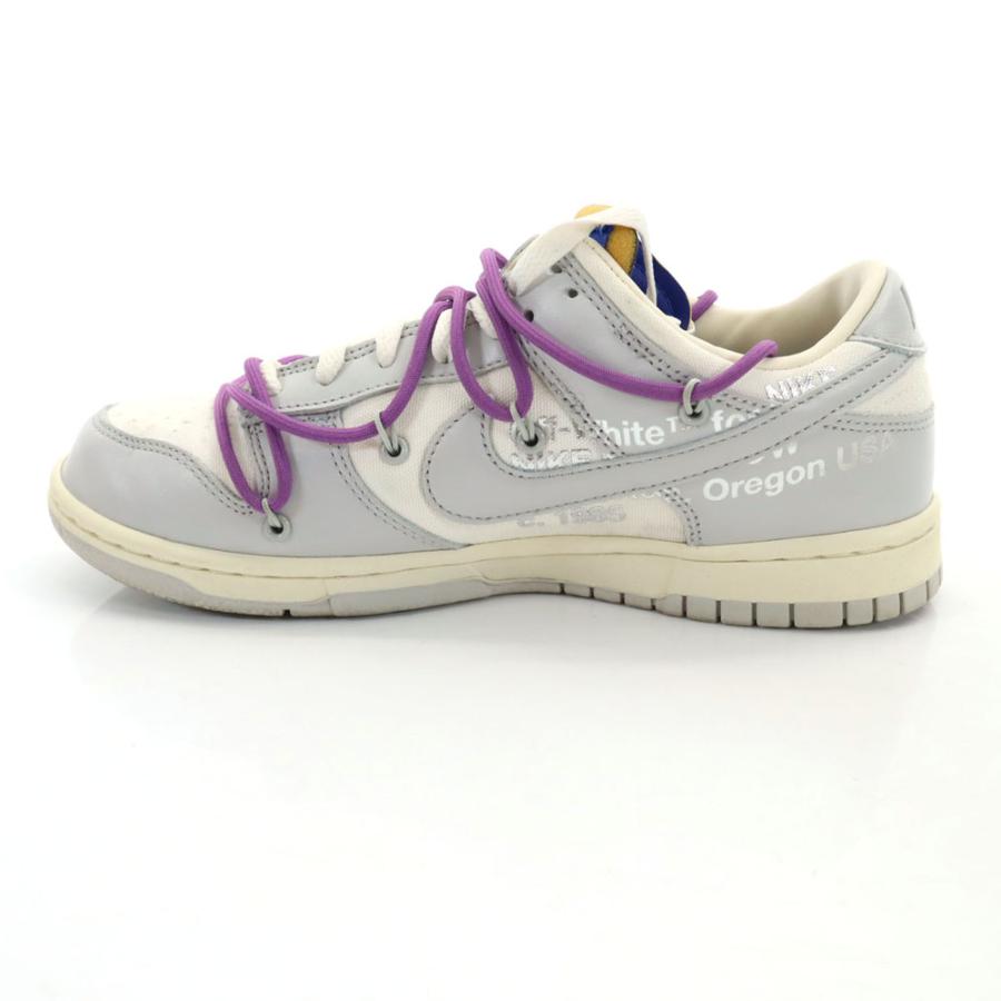 ナイキ オフホワイト コラボ ダンク ロー セイル スニーカー 26.5 ホワイト 他 NIKE x Off-White  DM1602-107 1 OF 50 48 メンズ NIKE（ナイキ） オフホワイト コラボ ダンク ロー セイル スニーカー