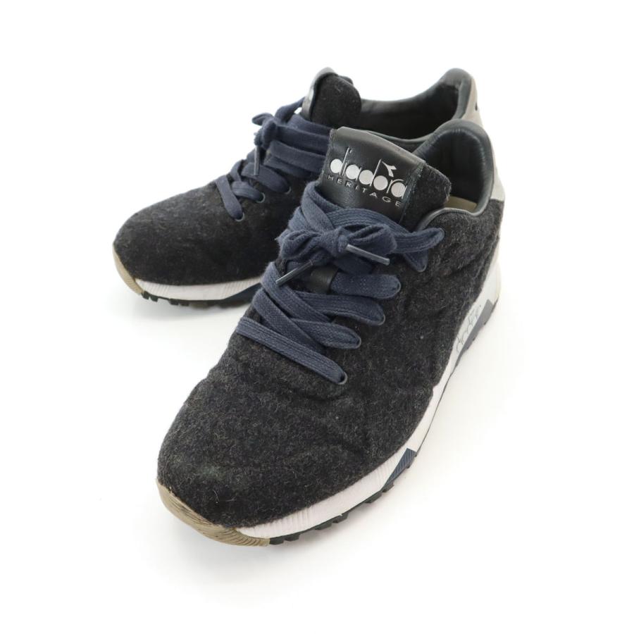 DIADORA（ディアドラ） ヘリテージ スニーカー 25 チャコールグレー 