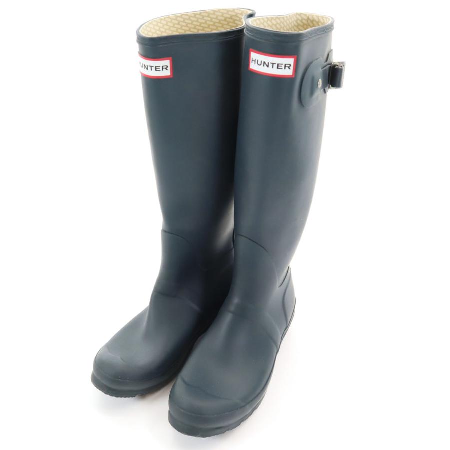 HUNTER/ハンター レインブーツ W23499 レディース ネイビー 約 25cm UK6 長靴 トールブーツ 旧仕様 ☆ PayPay(ペイペイ)決済可能 ☆ 札幌市 清田区 平岡 HUNTER（ハンター） トール レインブーツ 5 ネイビー W23499