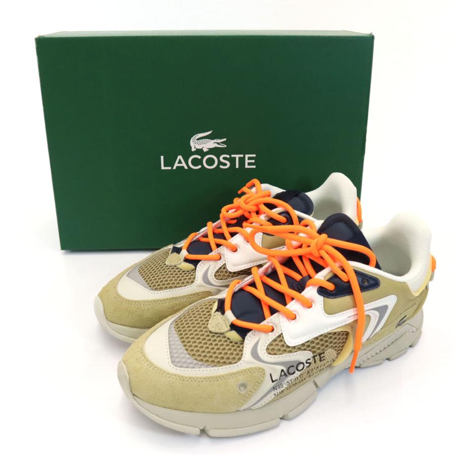 古着 LACOSTE ラコステ スニーカー USA 11.5（JP 285） ベージュ系 箱付き メンズ LACOSTE（ラコステ） スニーカー USA 11.5（JP 285） ベージュ系 箱
