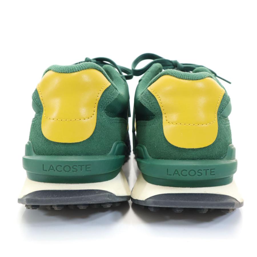 古着 LACOSTE ラコステ スニーカー USA 11.5（JP 285） グリーン系 箱付き メンズ LACOSTE（ラコステ） スニーカー USA 11.5（JP 285） グリーン系 箱