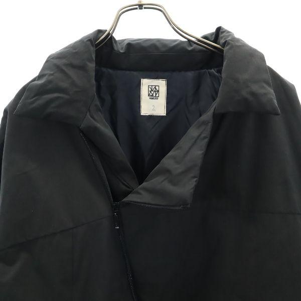 新品 VAST222 バースト222 18AW 日本製 中綿コート 2 黒 ジップ メンズ 古着 中古の画像