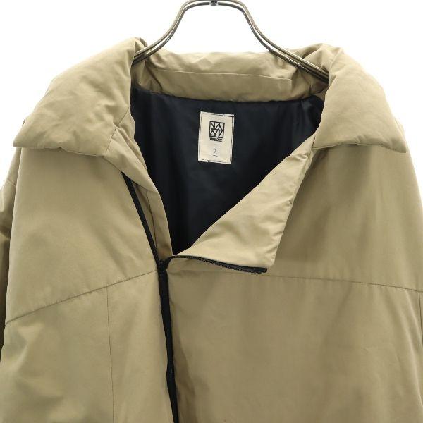 新品 VAST222 バースト222 18AW 日本製 中綿コート 2 ベージュ ジップ メンズ 古着 中古の画像