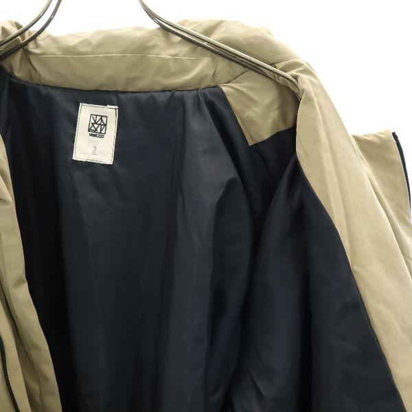 新品 VAST222 バースト222 18AW 日本製 中綿コート 2 ベージュ ジップ メンズ 古着 中古の画像