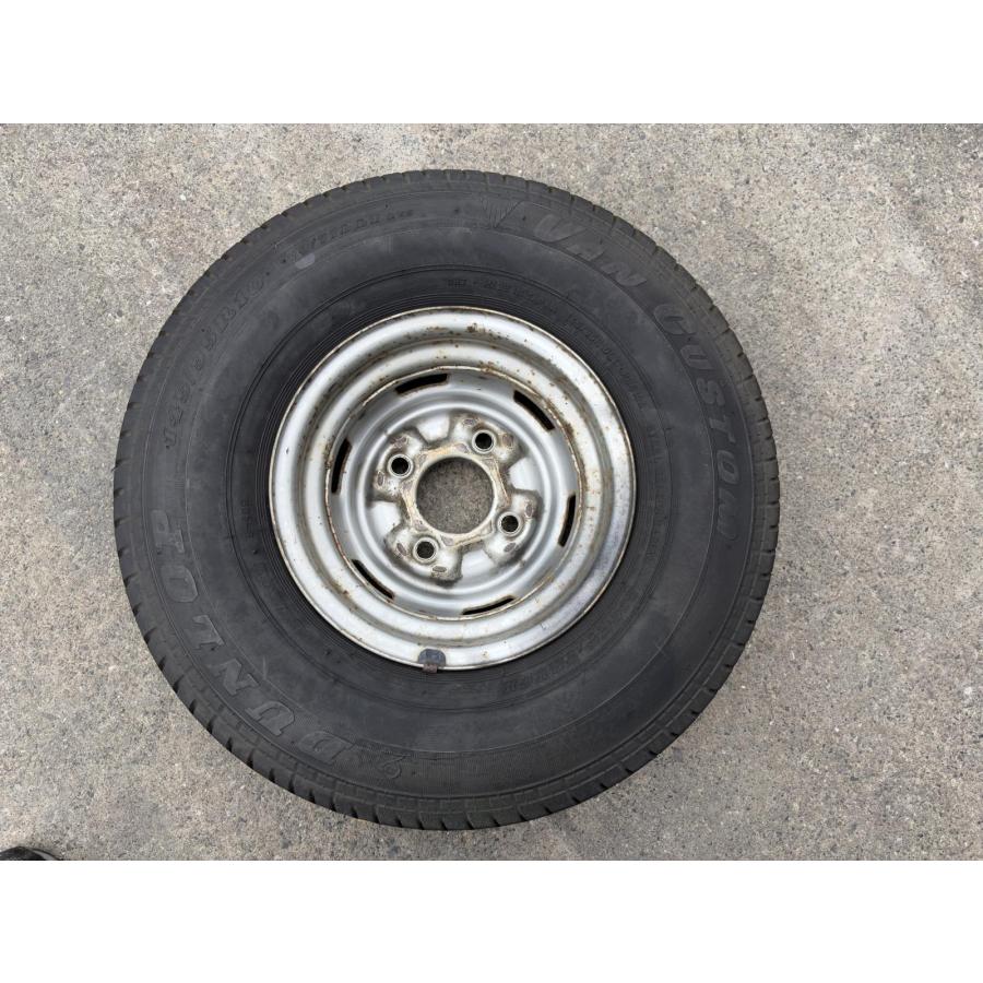 260402-タ2 希少 K100C ミゼットII スペアタイヤ PCD110 145/95R10