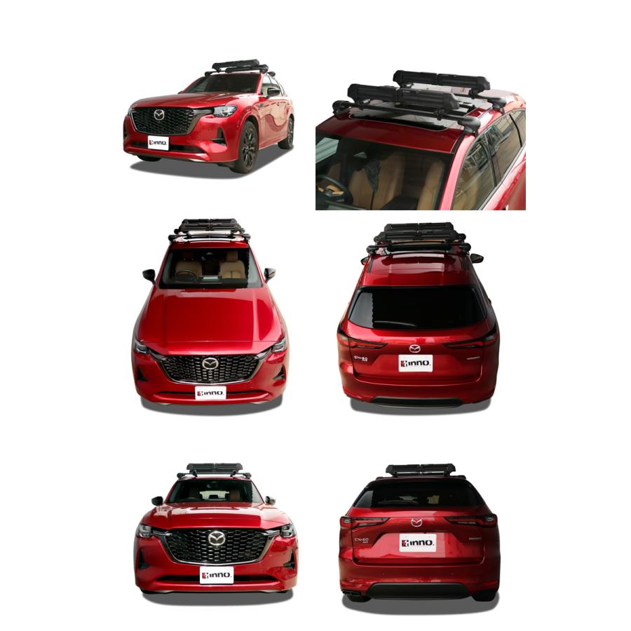 INNO マツダ CX-60 KH系 R4.9〜 ルーフキャリア 車種別キャリア INNO マツダ CX-60 KH系 R4.9〜 ルーフキャリア 車種別キャリア