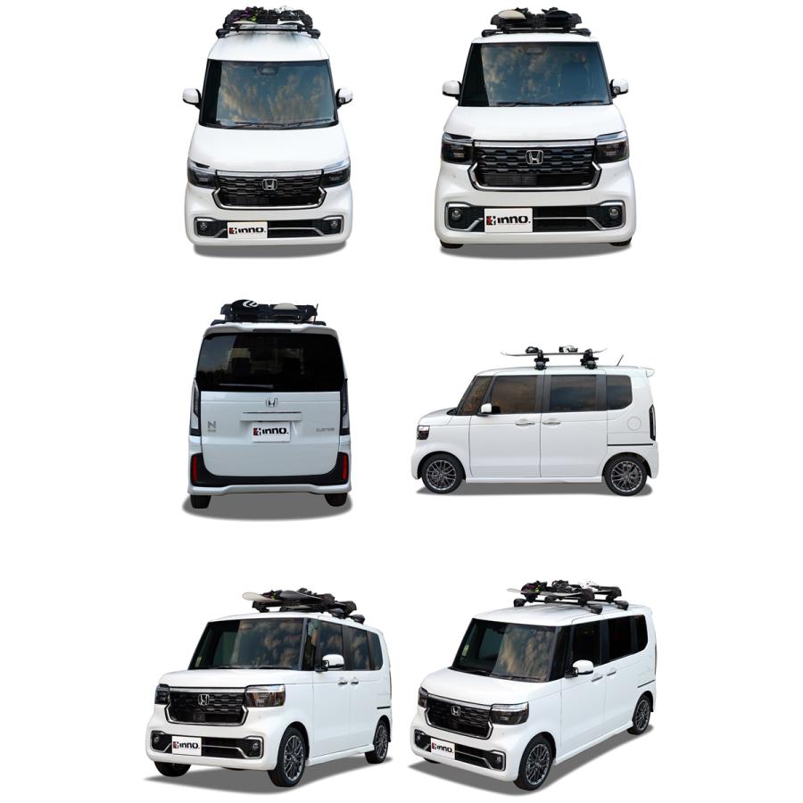 INNO ホンダ N-BOX JF5 JF6 R5.10〜 ルーフキャリア 4点セット エアロ