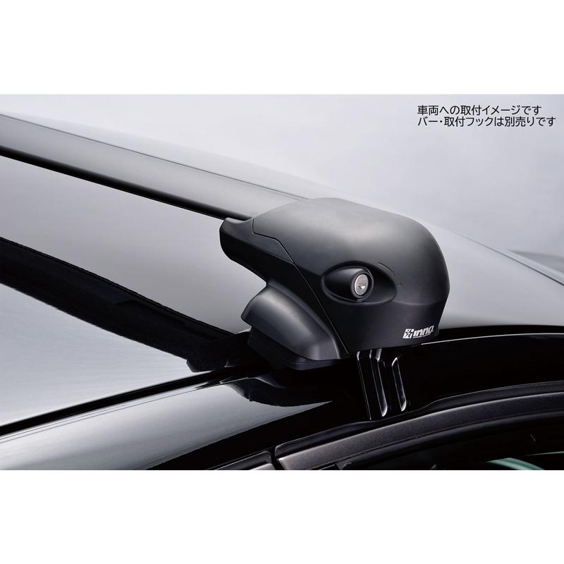 トヨタ シエンタ 10系 MXPC1#G MXPL1#G系 R4.8〜 車 ルーフキャリア 車種別 ベースキャリアセット エアロベース フラッシュタイプ inno carmate (P01)_5