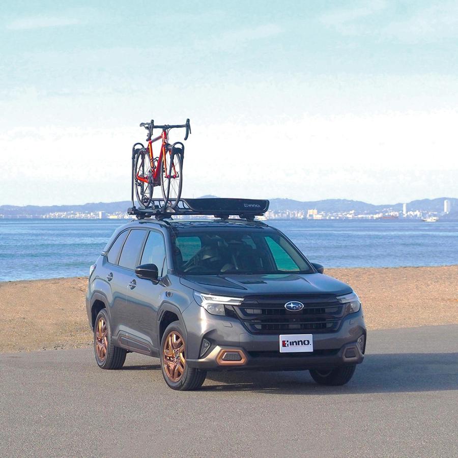 INNO スバル フォレスター R7.5〜 SL系 ルーフレール付 ルーフキャリア