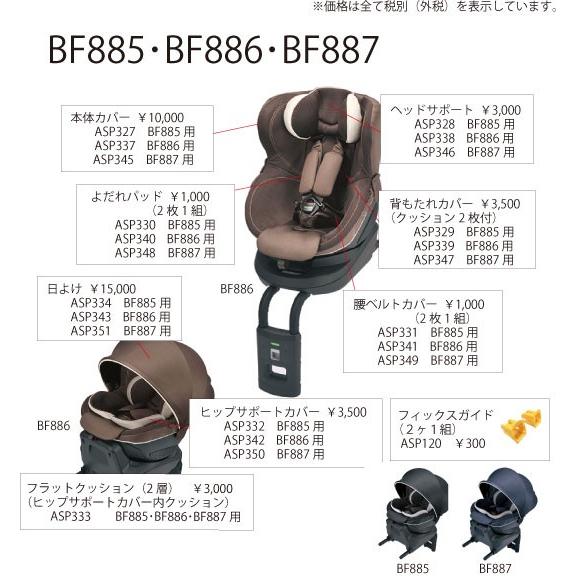 エールベベ チャイルドシート補修パーツ ASP336 シートベルト 