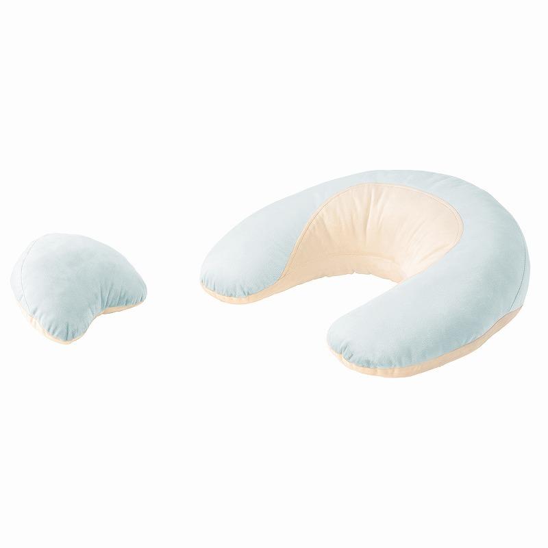 授乳クッション 3Way エールベベ カーメイト BB712 エールベベ スリーウェイクッション プレミアム  パステルブルー ailebebe carmate (R80)(P05) | カーメイト | 11