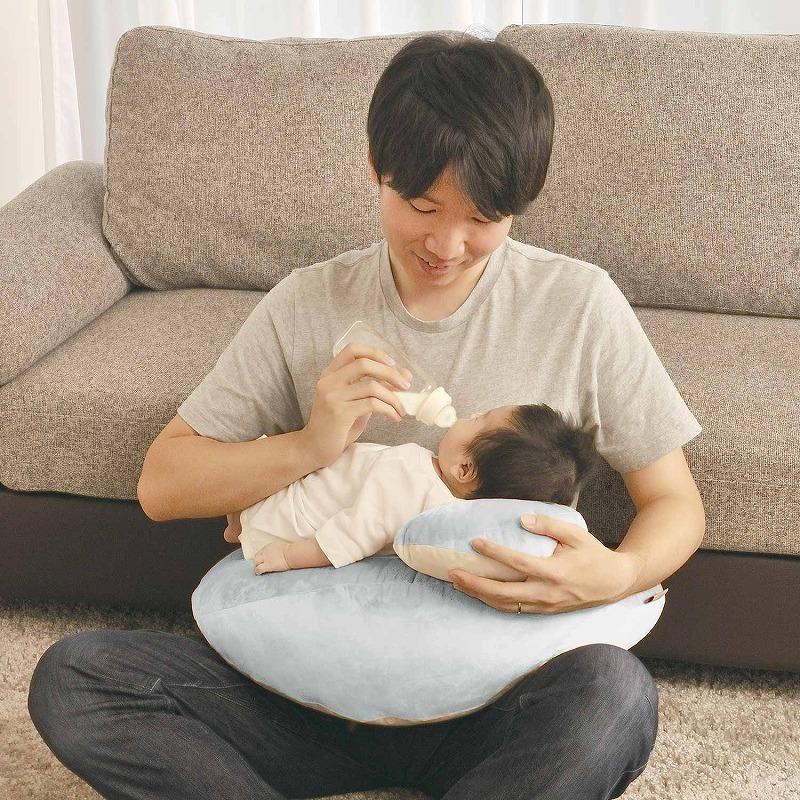 授乳クッション 3Way エールベベ カーメイト BB712 エールベベ スリーウェイクッション プレミアム  パステルブルー ailebebe carmate (R80)(P05) | カーメイト | 15