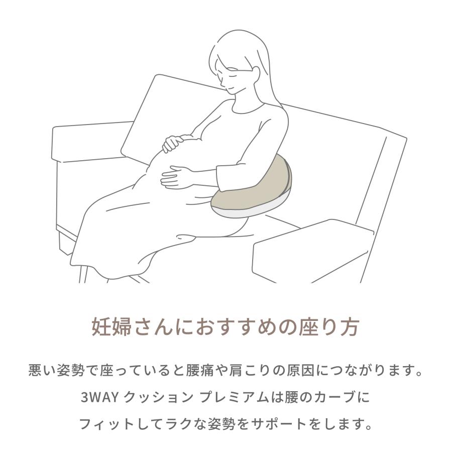授乳クッション 洗える 3WAY エールベベ スリーウェイクッション プレミアム BB715 トープ BB716 グレー 妊婦 プレゼント 枕 授乳 かわいい ailebebe (R80)(P05)の画像