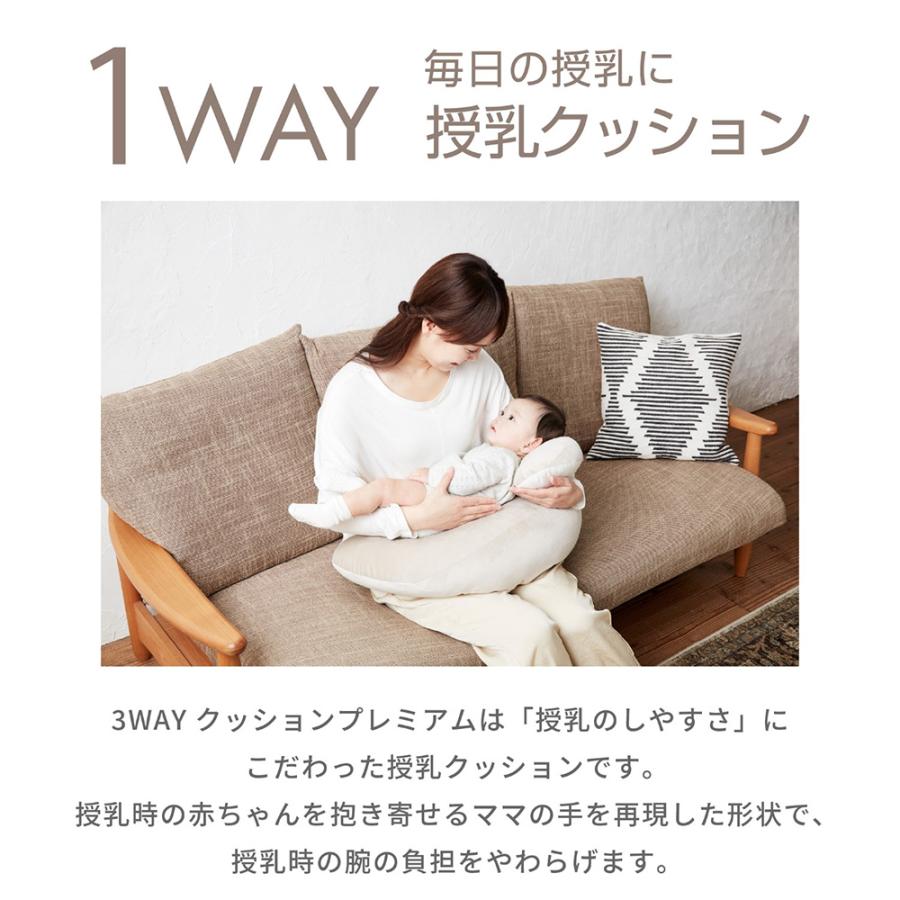 カーメイト（CARMATE） 授乳クッション 洗える 3WAY エールベベ スリー
