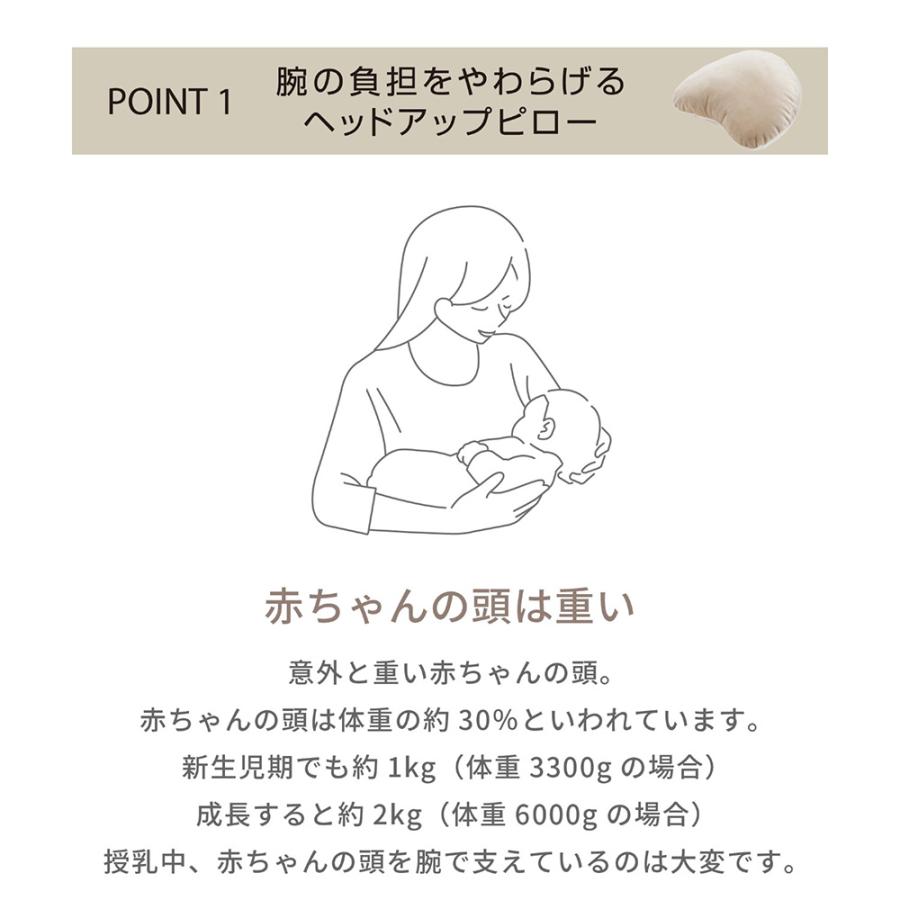 授乳クッション 洗える 3WAY エールベベ スリーウェイクッション プレミアム BB715 トープ BB716 グレー 妊婦 プレゼント 枕 授乳 かわいい ailebebe (R80)(P05)の画像