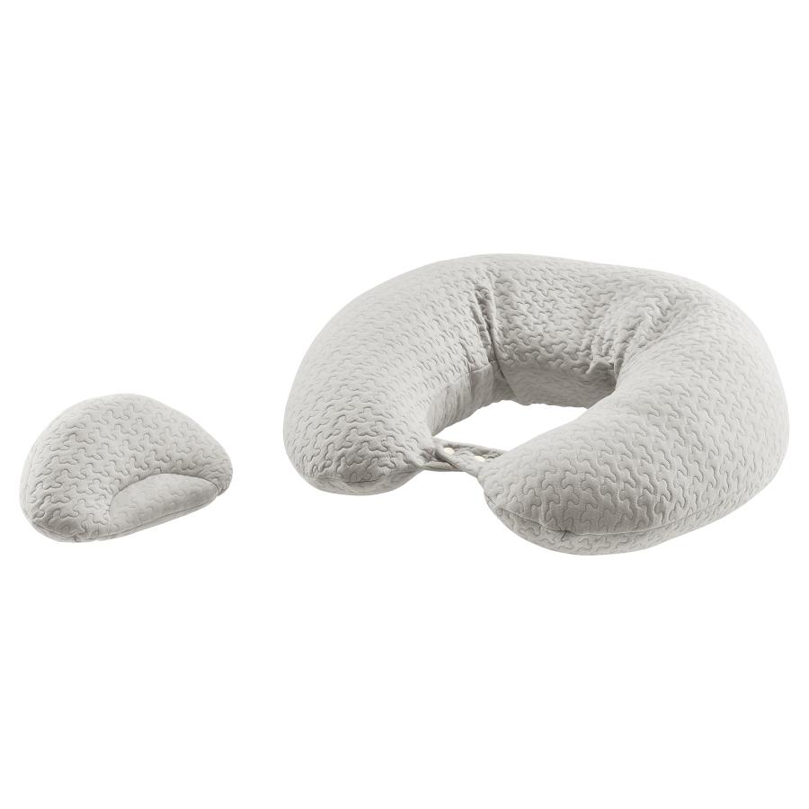 エールベベ・ギュット4WAY イブル ライトグレー BB805 プレママの眠りをサポートする抱き枕 授乳クッション  妊婦 抱き枕 洗える エールべべ (R80)(P05) | カーメイト | 02