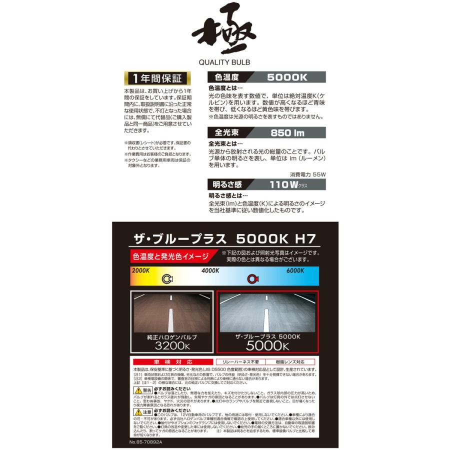 GIGA 車 ハロゲン ヘッドライト カーメイト BD729N ザ・ブループラス