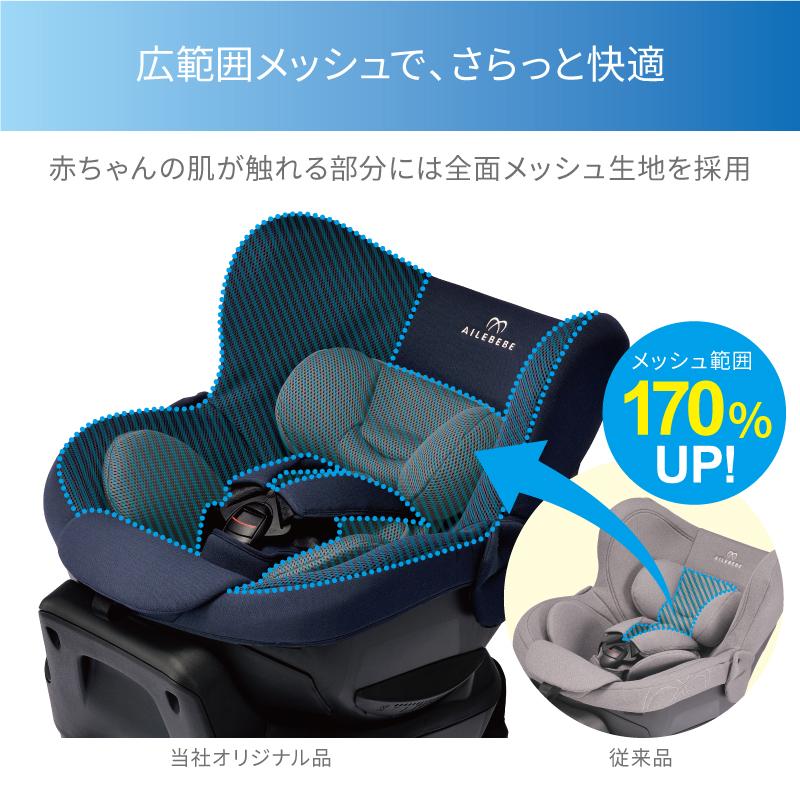 エールベベ クルット4 Oui チャイルドシート BF891 回転式