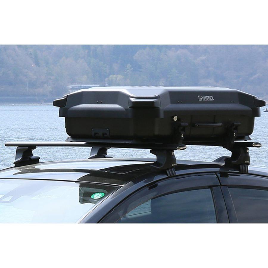 INNO 車 ルーフボックス セット BRL160MBK ギアキャリー160 INQ60 