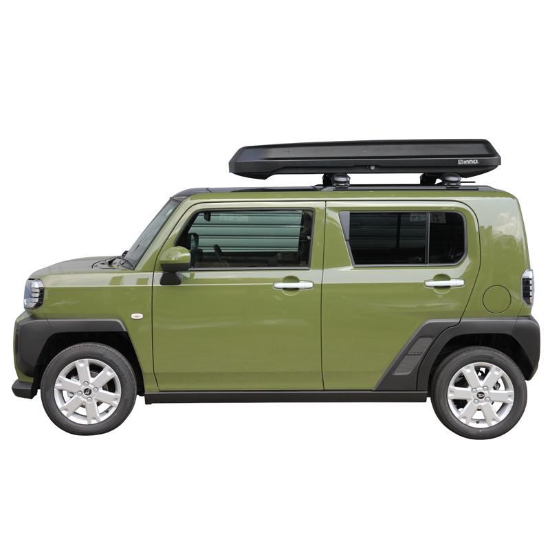 中古ルーフボックス320L　 INNO 車 ルーフボックス BRM320MBK ルーフボックス320 容量 250L 左右