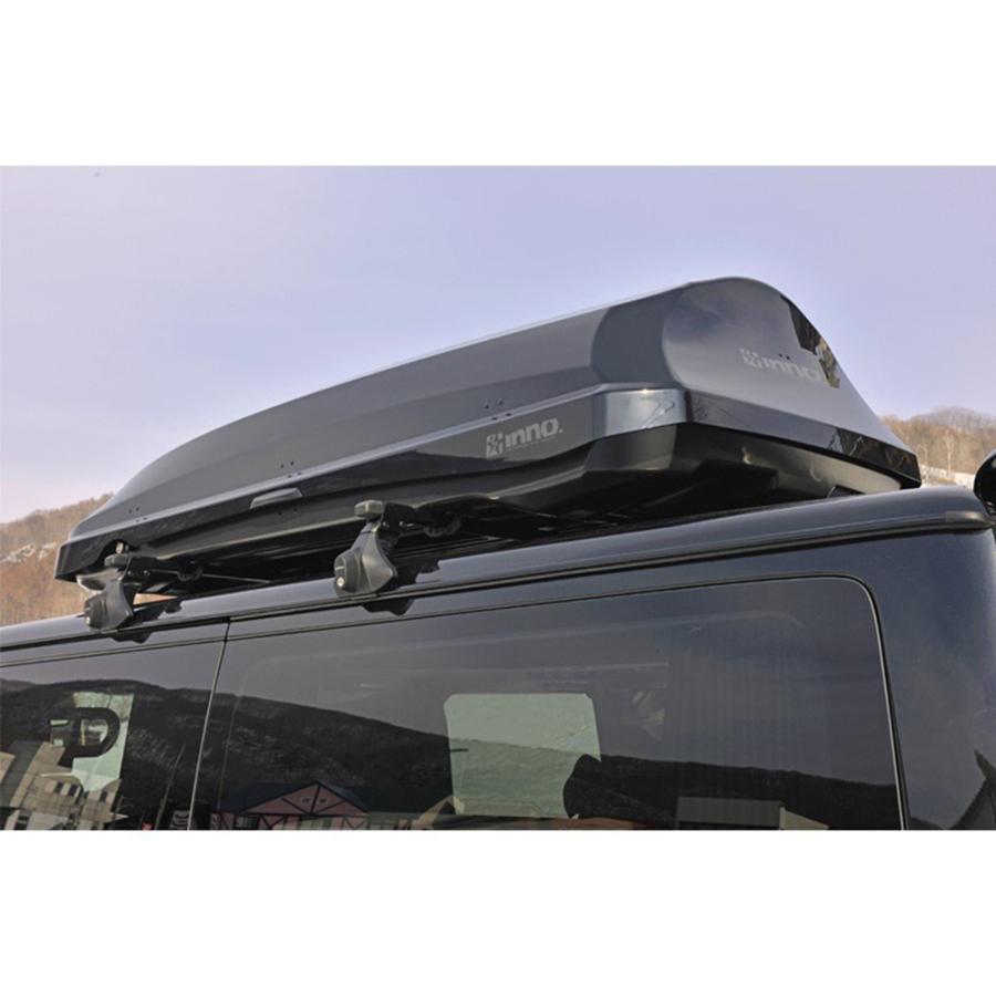 INNO 車 ルーフボックス BRM466BK イノールーフボックス 466 容量 500L
