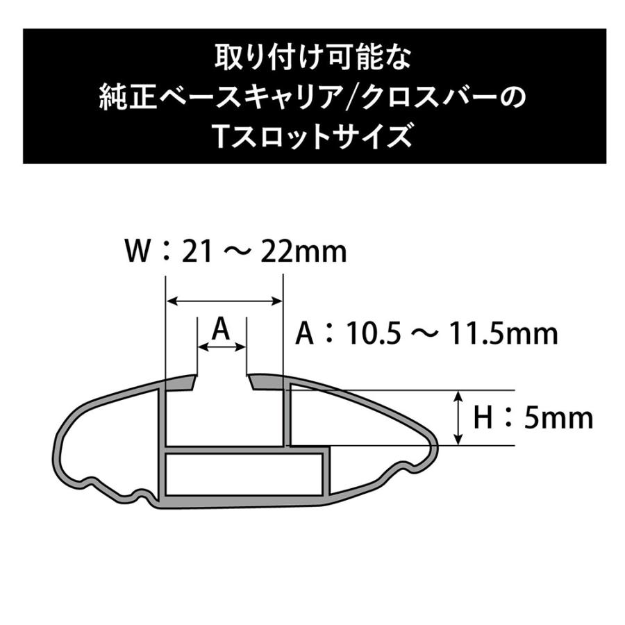 カーメイト（CARMATE） BRP12 ボックス用 Tスロット アダプター2 INNO