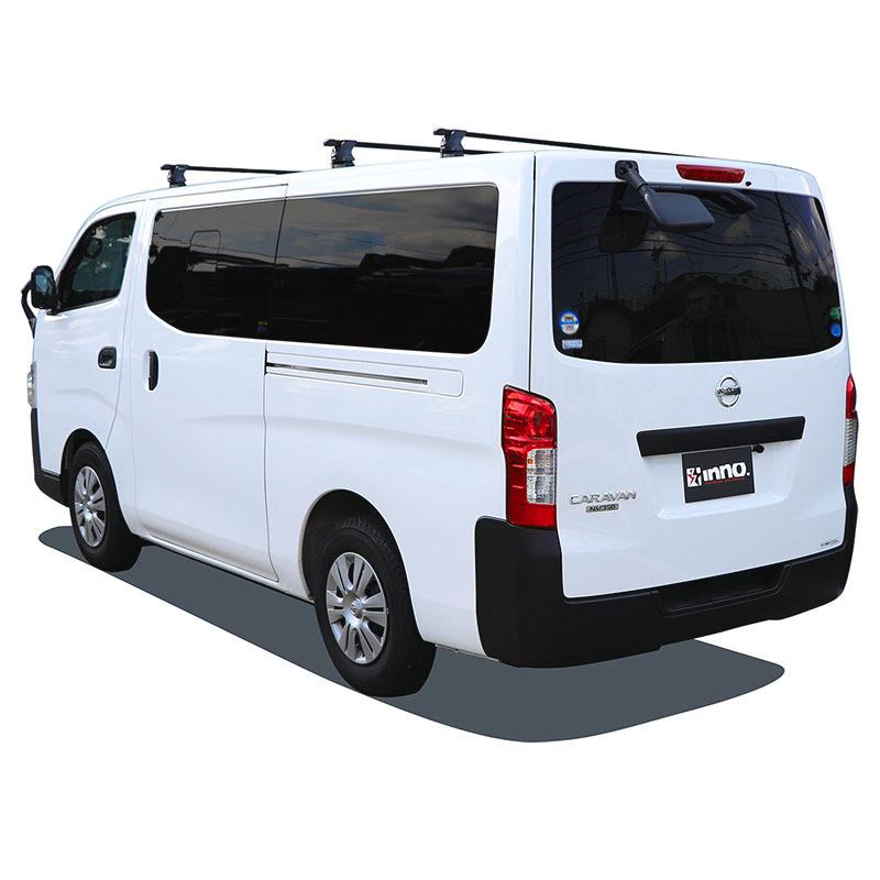 日産NV350キャラバン用キャリア INNO NV350キャラバン 専用キャリアセット 業務用 カーメイト イノー
