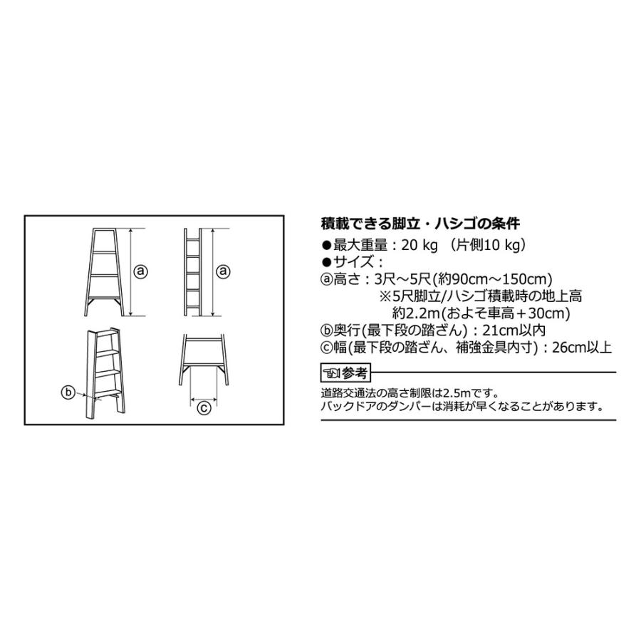 スズキ エブリイ ニッサン NVクリッパー リアキャリア セット 業務用 カーメイト イノー プロシリーズ BU603 脚立/ハシゴ エブリイ系 エブリィ carmate (P03)