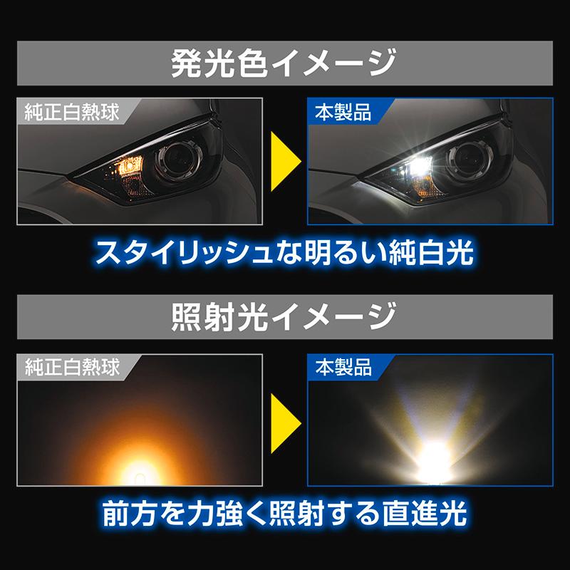 GIGA 車 ポジションランプ LED T10 BW173 ポジションバルブ R110T