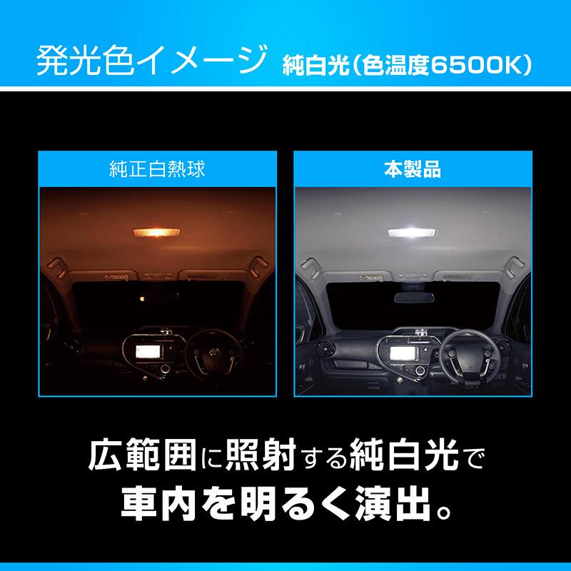GIGA 車 LED ルームライト BW30 LEDルームランプ E60S T8×29 T10×31 色