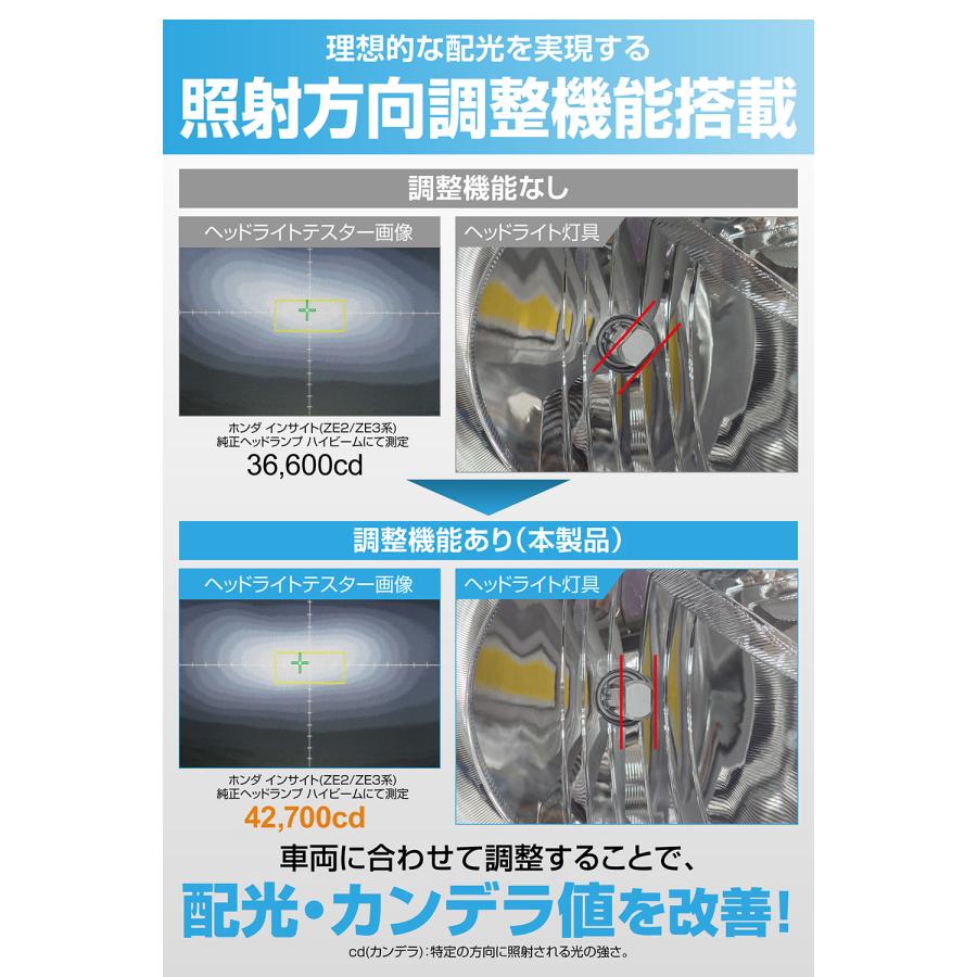 カーメイト（CARMATE） 車 LED ヘッドライト H8 H9 H11 H16 HB3 HB4