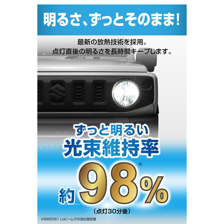 カーメイト（CARMATE） 車 LED ヘッドライト H4 3年間保証 新車検基準