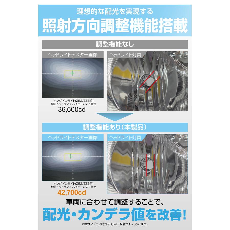カーメイト（CARMATE） 車 LED ヘッドライト H8 H9 H11 H16 HB3 HB4