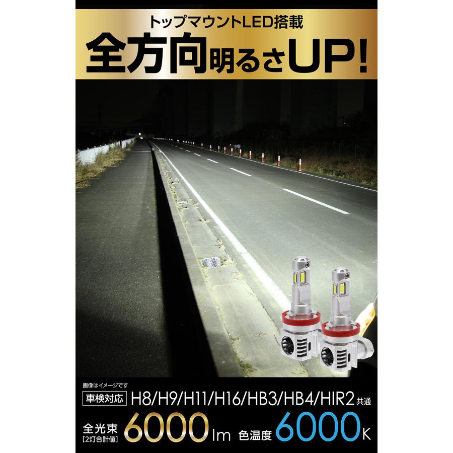 カーメイト（CARMATE） 車 LED ヘッドライト H8 H9 H11 H16 HB3 HB4