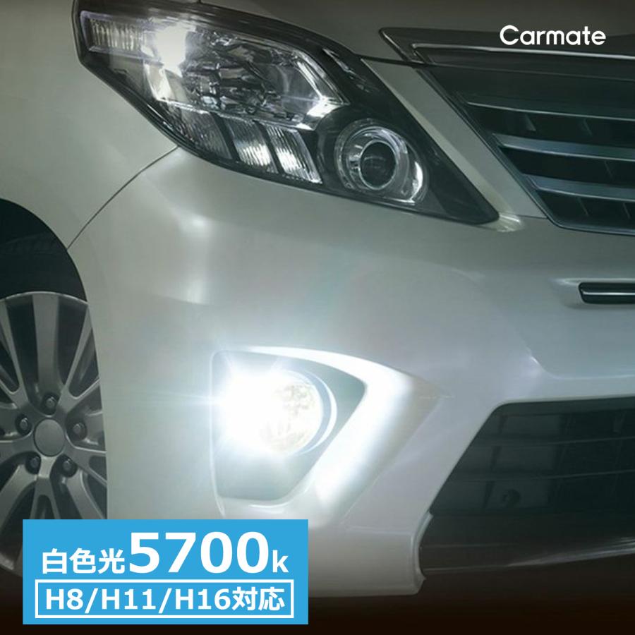 GIGA 車 LED フォグ H8 11 16 BW5132 F2800 5700K H11 H16 2800lm 3