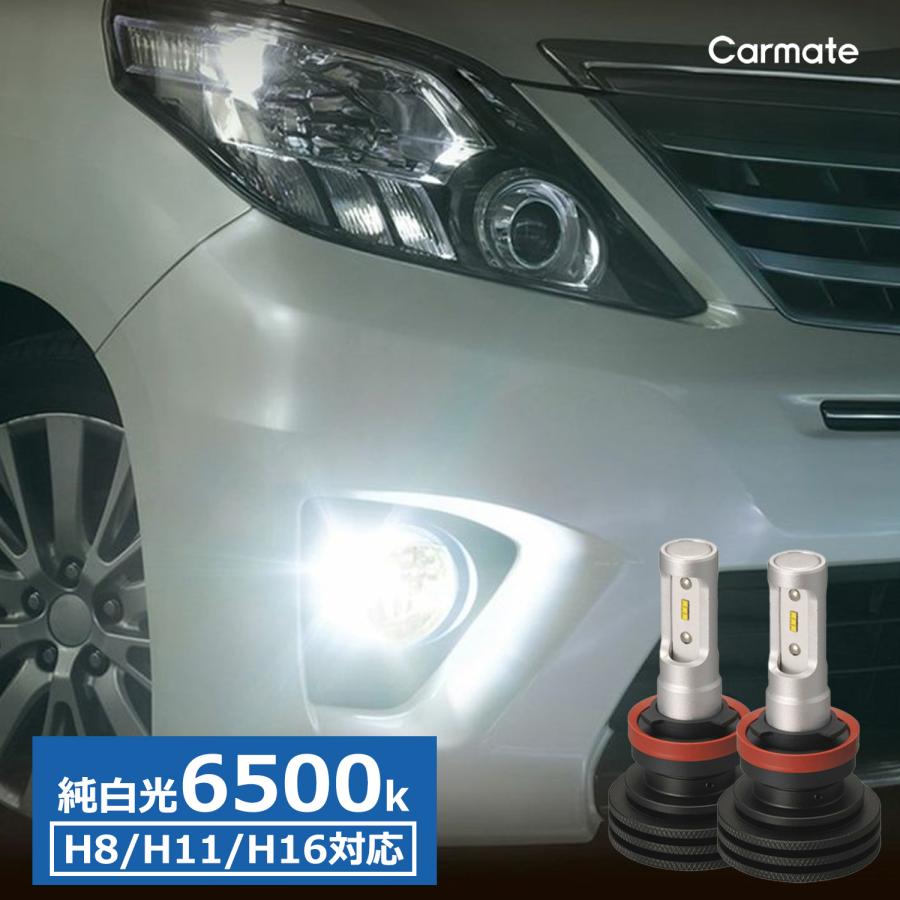 GIGA 車 LED フォグ H8 11 16 BW5142 F2800 6500K H11 H16 2800lm 3 