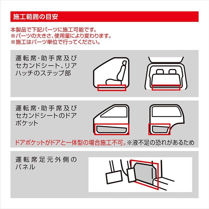 車 樹脂復活剤 艶出し 足元樹脂復活剤 プレミアムコート C139   ドア開閉時に見える樹脂用  carmate カーメイト 樹脂復活剤 艶出し (R80)｜carmate｜05