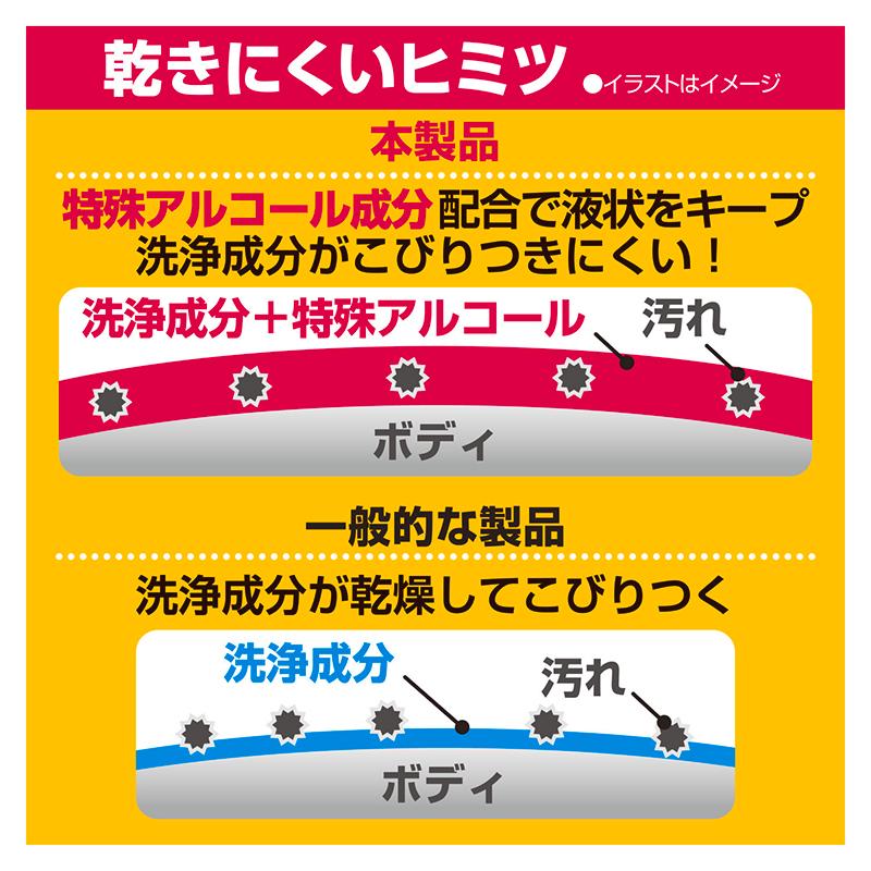 洗車 シャンプー カーメイト C173 クリアマジック 乾きにくいシャンプー 全塗装色対応 自動車ボディ用洗浄剤 液体タイプ 内容量400ml 普通車 約15台分 (P07)｜carmate｜03