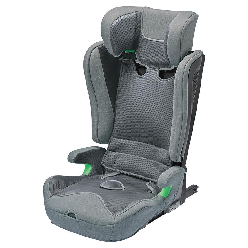 ジュニアシート R129  ISOFIX CF101 エールベベ・パパットR ST ナチュラルグレー 杢調 チャイルドシート 1歳から  ぱぱっと R129 ジャンピングハーネス (P07) | エールべべ・クルット | 12